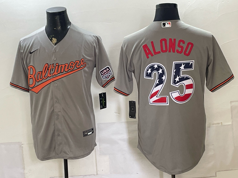 Men Baltimore Orioles #25 Alonso grey Nike 2026 Jersey MLB 0719001
